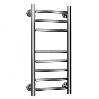 Reina Luna Straight Heated Towel Rail 600mm H x 300mm W Stainless Steel
