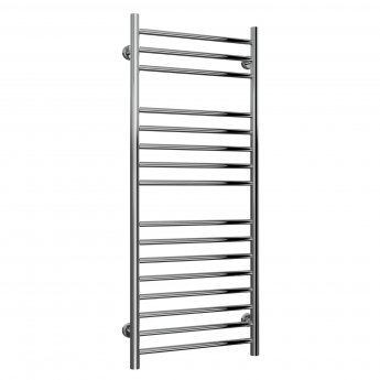 Reina Luna Straight Heated Towel Rail 1200mm H x 500mm W Stainless Steel