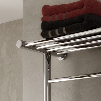 Reina Maira Designer Electric Heated Towel Rail 350mm H x 500mm W - Black | Product Image