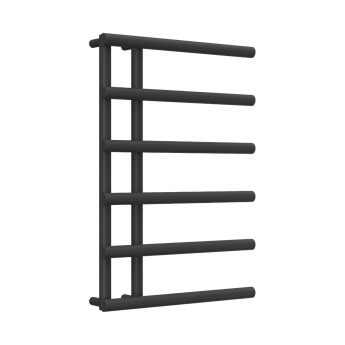 Reina Matera Heated Towel Rail 722mm H x 500mm W Black | Product Image
