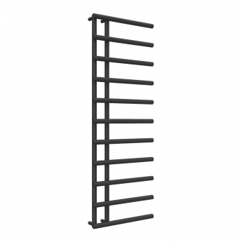 Reina Matera Heated Towel Rail 1412mm H x 500mm W Black | Product Image