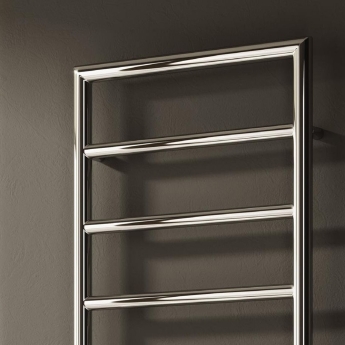 Reina Nardo Designer Heated Towel Rail 813mm H x 450mm W Chrome | Product Image