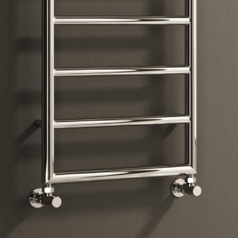 Reina Nardo Designer Heated Towel Rail 813mm H x 450mm W Chrome | Product Image