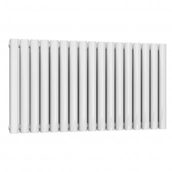 Reina Neva Double Designer Horizontal Radiator 550mm H x 1003mm W White