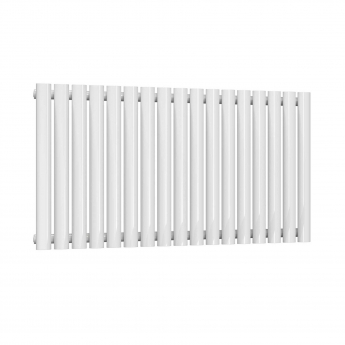 Reina Neva Single Designer Horizontal Radiator 550mm H x 1003mm W White
