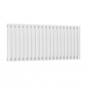 Reina Neva Single Designer Horizontal Radiator 550mm H x 1180mm W White