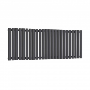 Reina Neva Single Designer Horizontal Radiator 550mm H x 1416mm W Anthracite