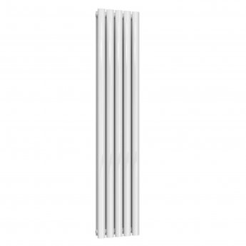 Reina Neva Double Designer Vertical Radiator 1500mm H x 295mm W White