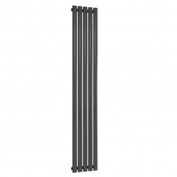 Reina Neva Single Designer Vertical Radiator 1800mm H x 295mm W Anthracite