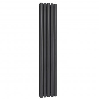 Reina Neva Double Designer Vertical Radiator 1500mm H x 295mm W Anthracite