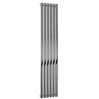 Reina Neva Designer Radiator 1800mm H x 354mm W Single Chrome