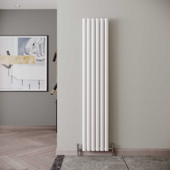Reina Neva Designer Radiator 1800mm H x 354mm W Single White