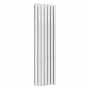 Reina Neva Double Designer Vertical Radiator 1500mm H x 413mm W White