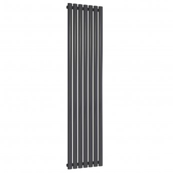 Reina Neva Single Designer Vertical Radiator 1800mm H x 413mm W Anthracite