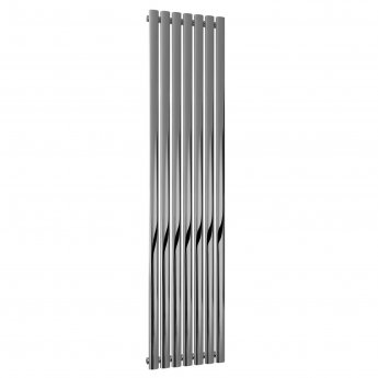 Reina Neva Designer Radiator 1800mm H x 413mm W Single Chrome