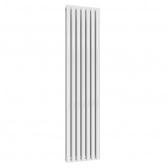 Reina Neva Double Designer Vertical Radiator 1800mm H x 413mm W White