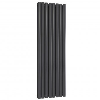 Reina Neva Designer Radiator 1500mm H x 472mm W Double Anthracite
