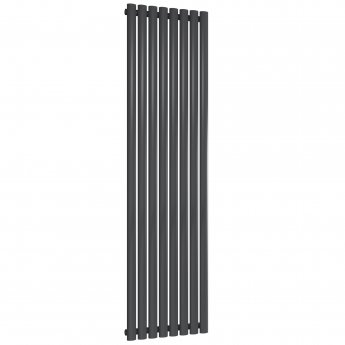 Reina Neva Single Designer Vertical Radiator 1800mm H x 472mm W - Anthracite
