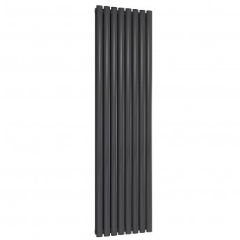 Reina Neva Designer Radiator 1800mm H x 472mm W Double Anthracite