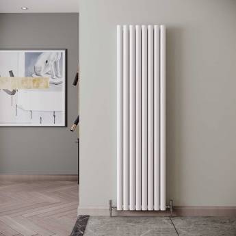 Reina Neva Designer Radiator 1800mm H x 472mm W Double White