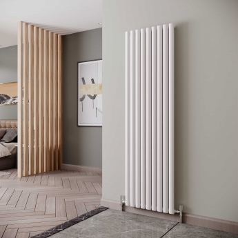 Reina Neva Designer Radiator 1800mm H x 531mm W Single White