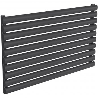 Reina Nevah Single Designer Horizontal Radiator 590mm H x 1000mm W Anthracite