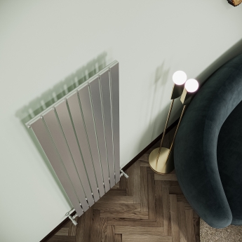 Reina Osimo Designer Vertical Radiator 1800mm H x 430mm W Chrome