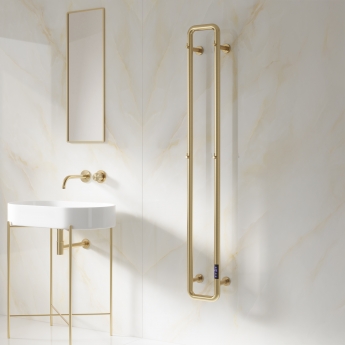 Reina Pelmo Dry Electric Stainless Steel Designer Heated Towel Rail