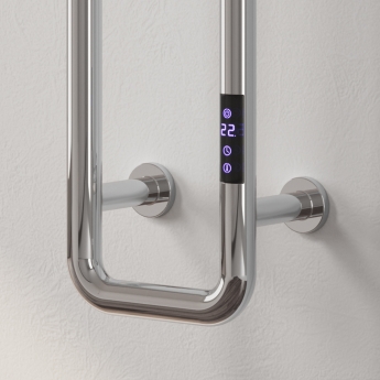 Reina Pelmo Dry Electric Stainless Steel Designer Heated Towel Rail