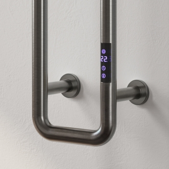 Reina Pelmo Dry Electric Stainless Steel Designer Heated Towel Rail