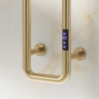 Reina Pelmo Dry Electric Stainless Steel Designer Heated Towel Rail