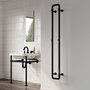Reina Pelmo Dry Electric Stainless Steel Designer Heated Towel Rail