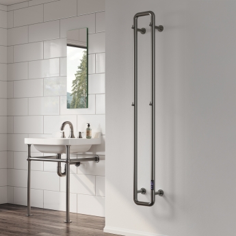 Reina Pelmo Dry Electric Stainless Steel Designer Heated Towel Rail