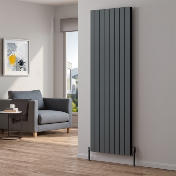 Reina Piatto Vertical Aluminium Designer Radiator