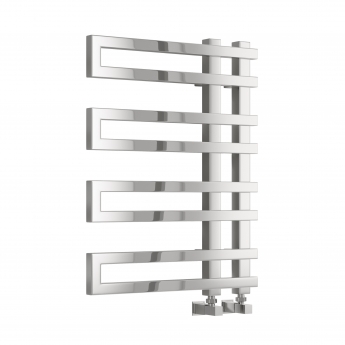 Reina Pietra Designer Heated Towel Rail 720mm H x 530mm W - Chrome | Product Image