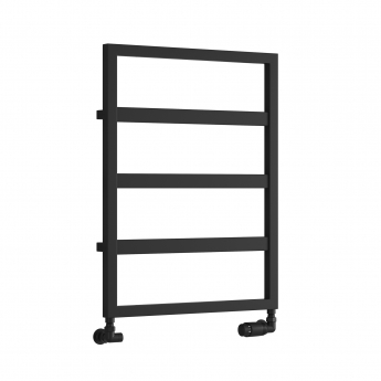 Reina Rezzo Designer Heated Towel Rail 740mm H x 550mm W - Black