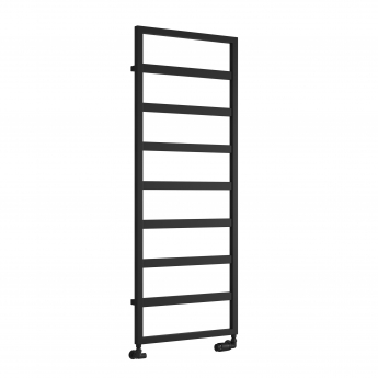 Reina Rezzo Designer Heated Towel Rail 1460mm H x 450mm W - Black