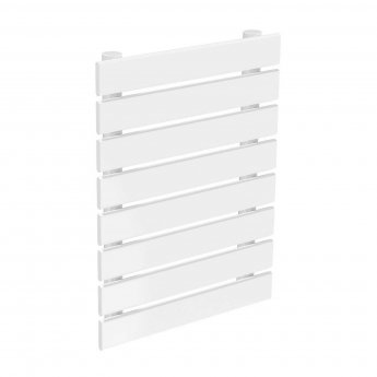 Reina Rione Single Designer Horizontal Radiator 550mm H x 400mm W White