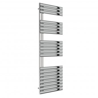 Reina Scalo Designer Heated Towel Rail 1535mm H x 500mm W Polished Stainless Steel