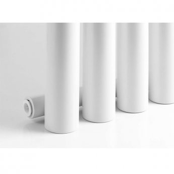 Reina Sena Designer Horizontal Radiator 550mm H x 790mm W White