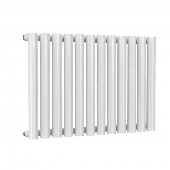 Reina Sena Designer Horizontal Radiator 550mm H x 790mm W White