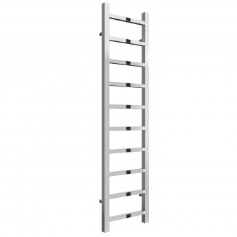 Reina Serena Square Tube Heated Towel Rail 1200mm H x 300mm W Chrome
