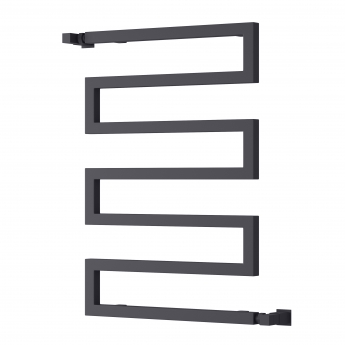 Reina Serpe Designer Heated Towel Rail 750mm H x 500mm W Anthracite
