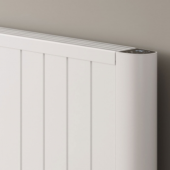 Reina Serre Electric Horizontal Aluminium White Radiator