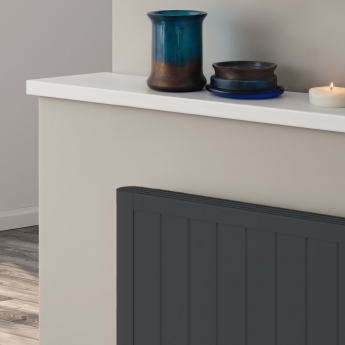 Reina Serre Electric Horizontal Aluminium Anthracite Radiator
