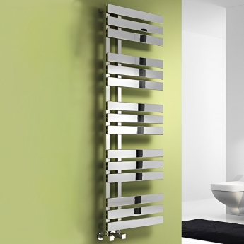 Reina Sesia Designer Heated Towel Rail 860mm H x 500mm W Chrome