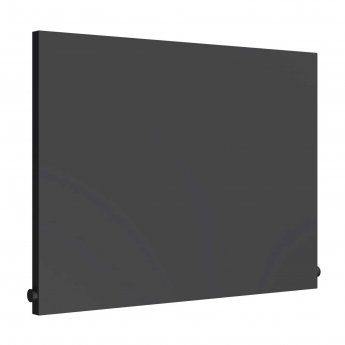 Reina Slimline Horizontal Designer Radiator 600mm H x 800mm W Textured Matt Anthracite