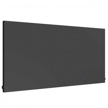Reina Slimline Horizontal Designer Radiator 600mm H x 1200mm W Textured Matt Anthracite