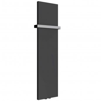 Reina Slimline Vertical Designer Radiator 1170mm H x 300mm W Textured Matt Anthracite