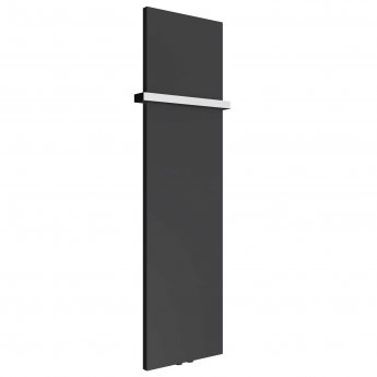 Reina Slimline Vertical Designer Radiator 1470mm H x 400mm W Textured Matt Anthracite